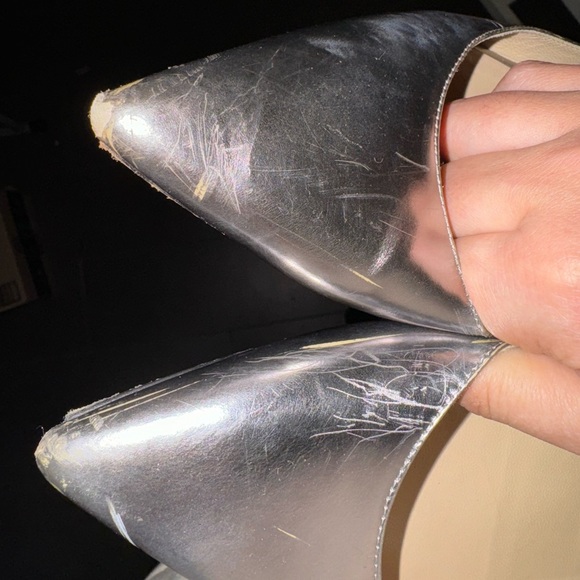 Jimmy Choo metallic Lucy flats - Picture 6 of 6